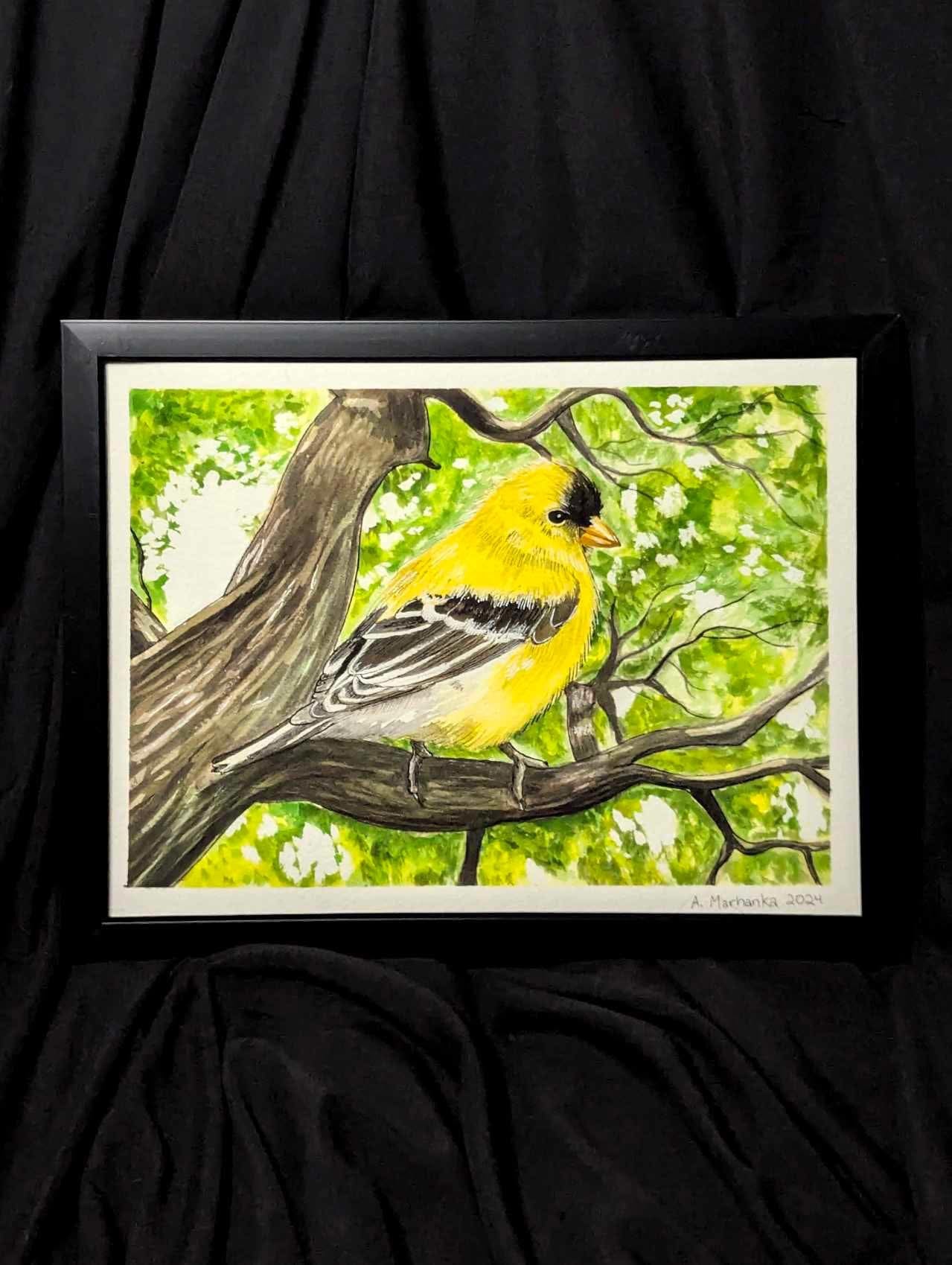 Goldfinch Painting (Original)