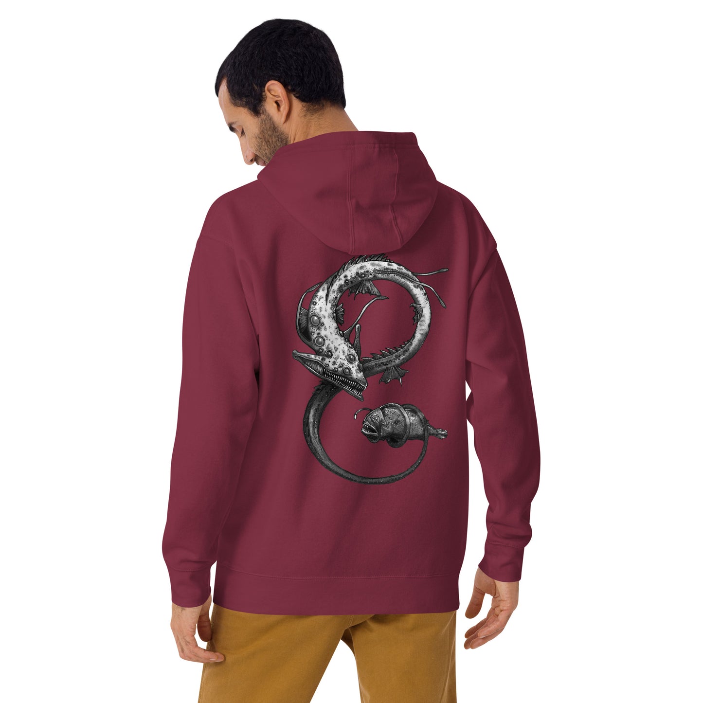 Gulper Eel and Anglerfish Hoodie