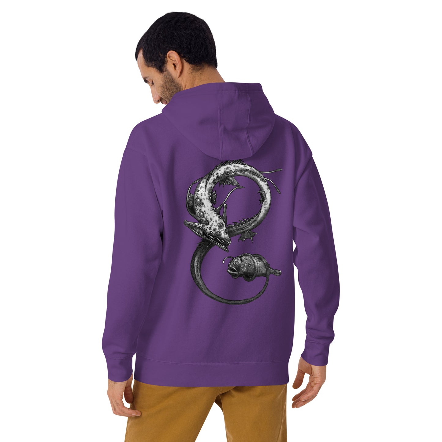 Gulper Eel and Anglerfish Hoodie