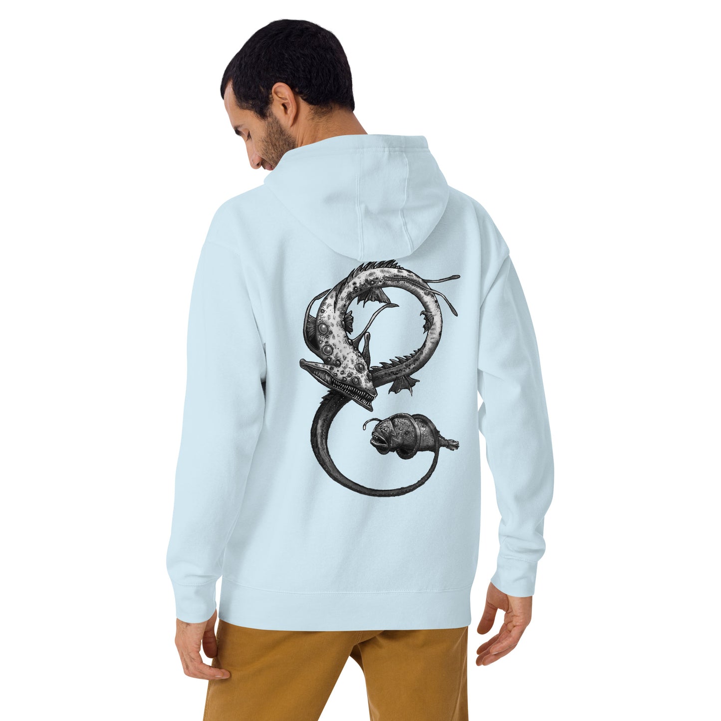 Gulper Eel and Anglerfish Hoodie