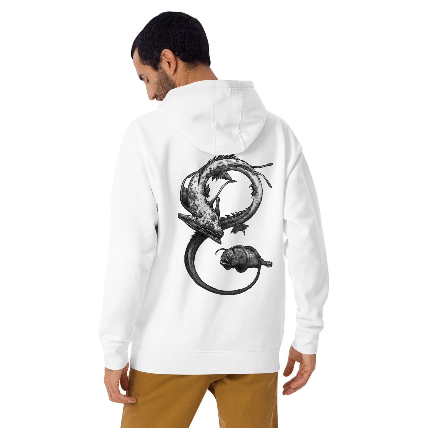 Gulper Eel and Anglerfish Hoodie